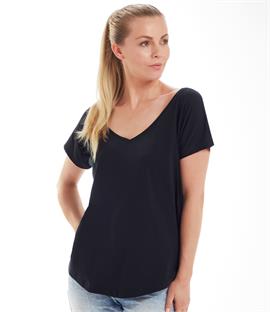 Mantis Ladies Loose Fit V Neck T-Shirt